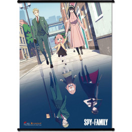 Spy x Family Wall Scroll Group Day and Night 112 x 84 cm